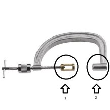 klepveertang met onderdeel